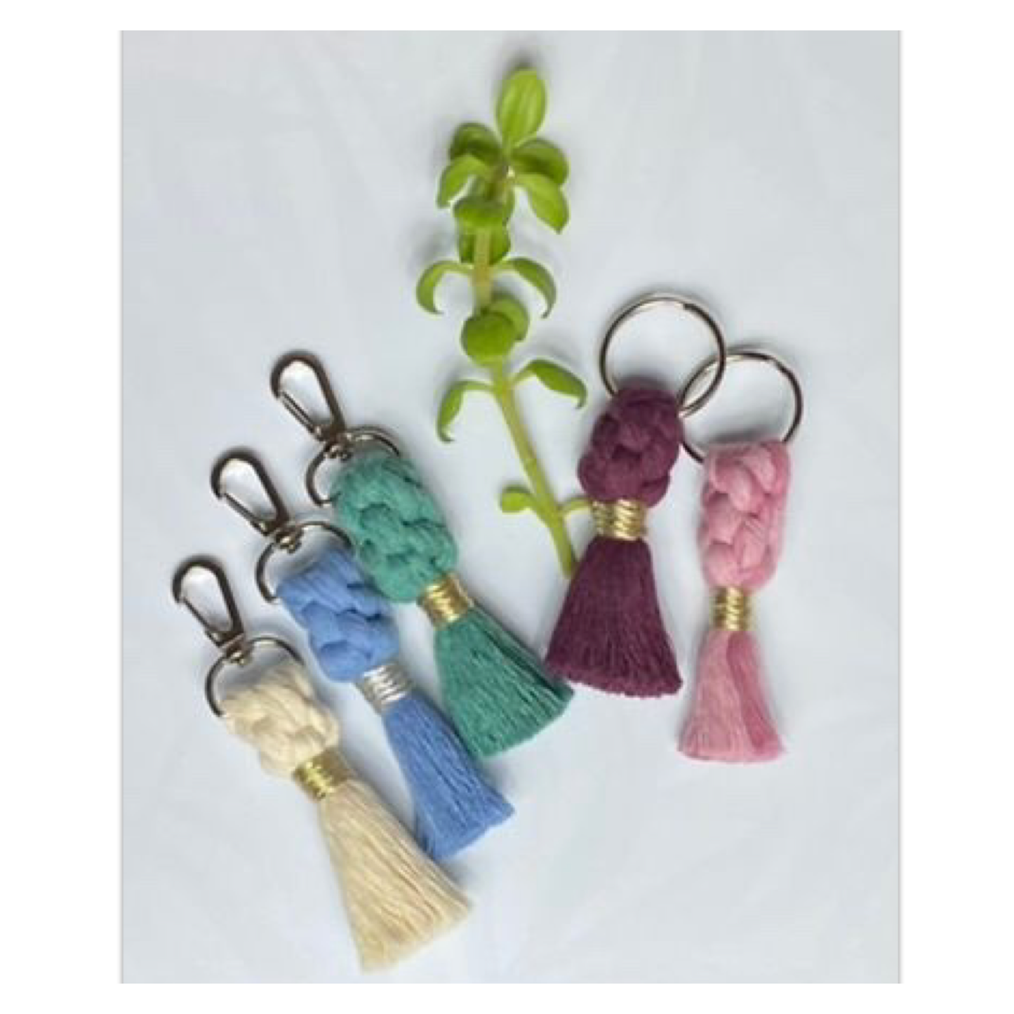 Keyrings (mini) / Bag tassels - Buy 9, get 1 free !